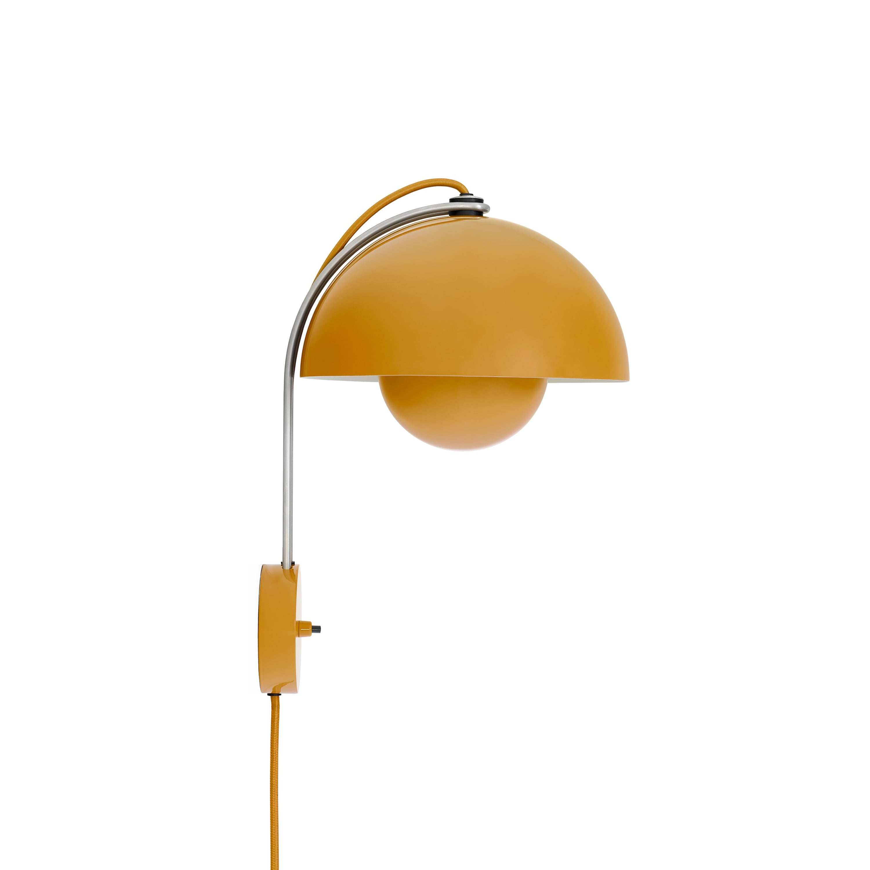 Flowerpot Wall Lamp VP8: Mustard