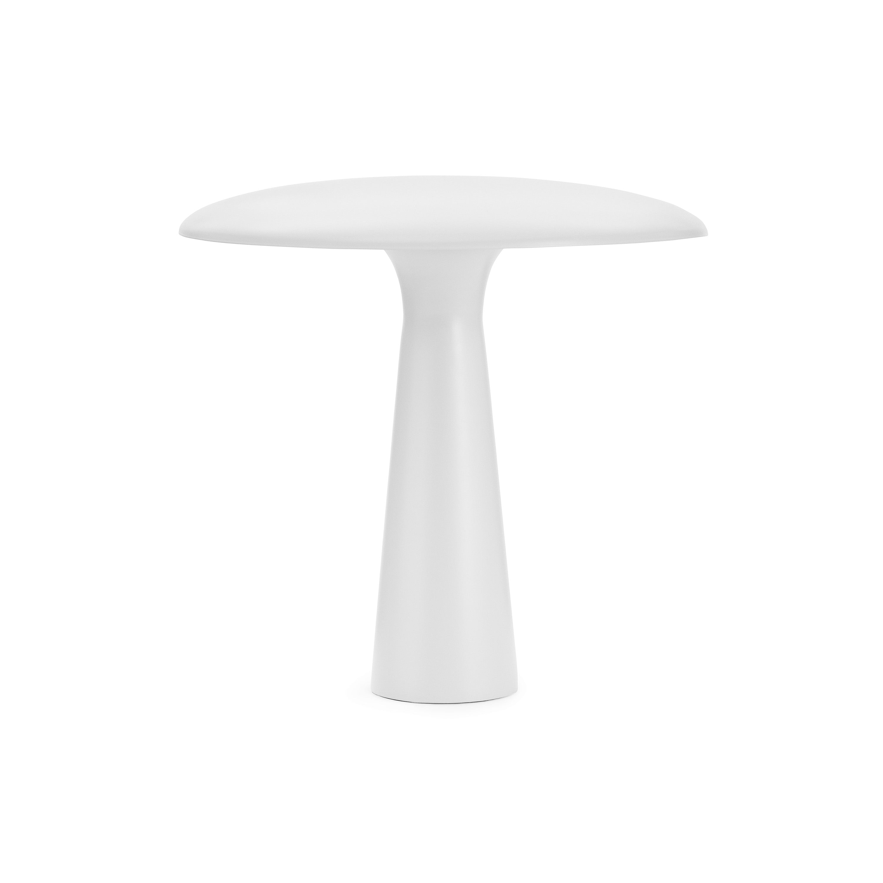 Shelter Table Lamp: White