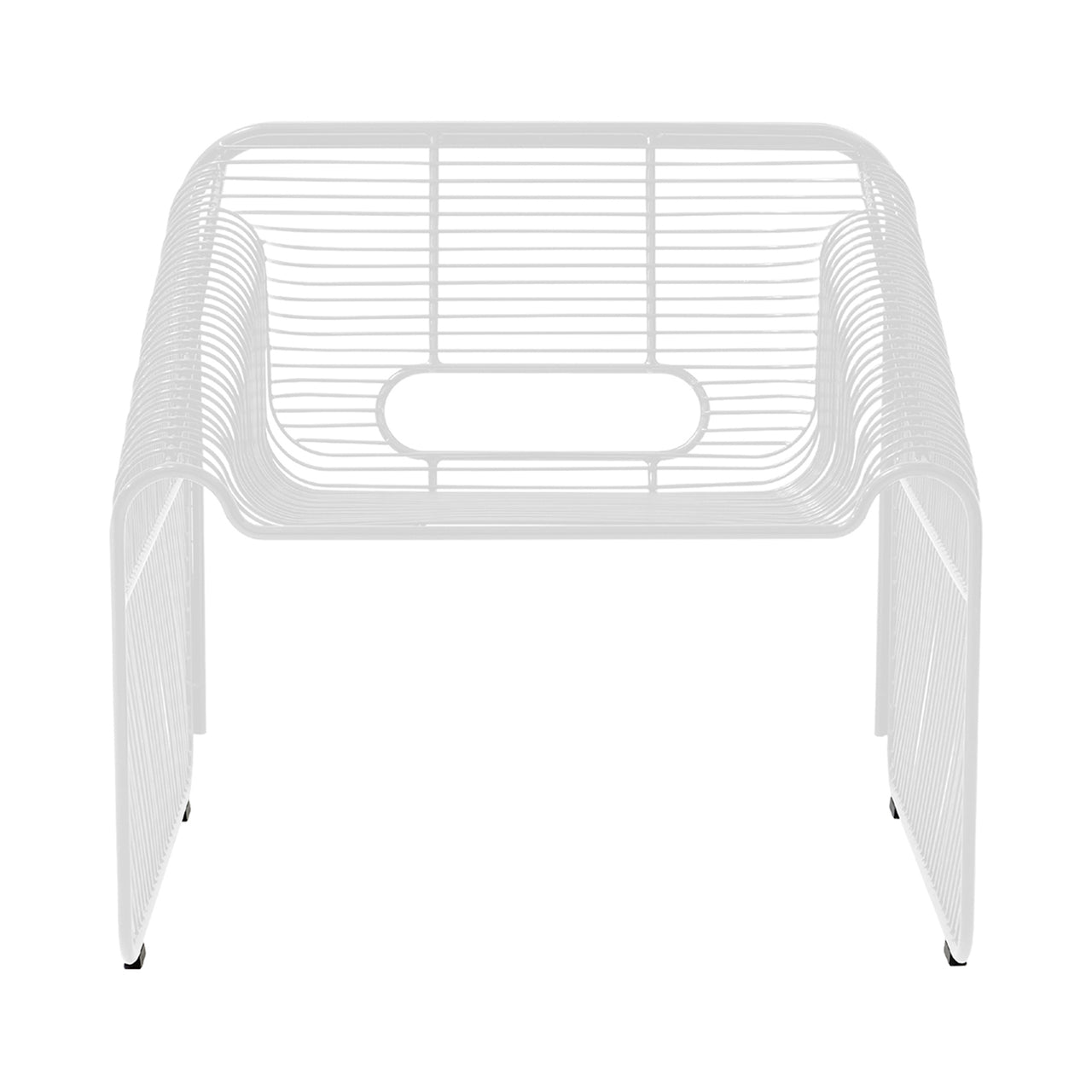 Hot Seat Lounge: White + Without Seat Pad