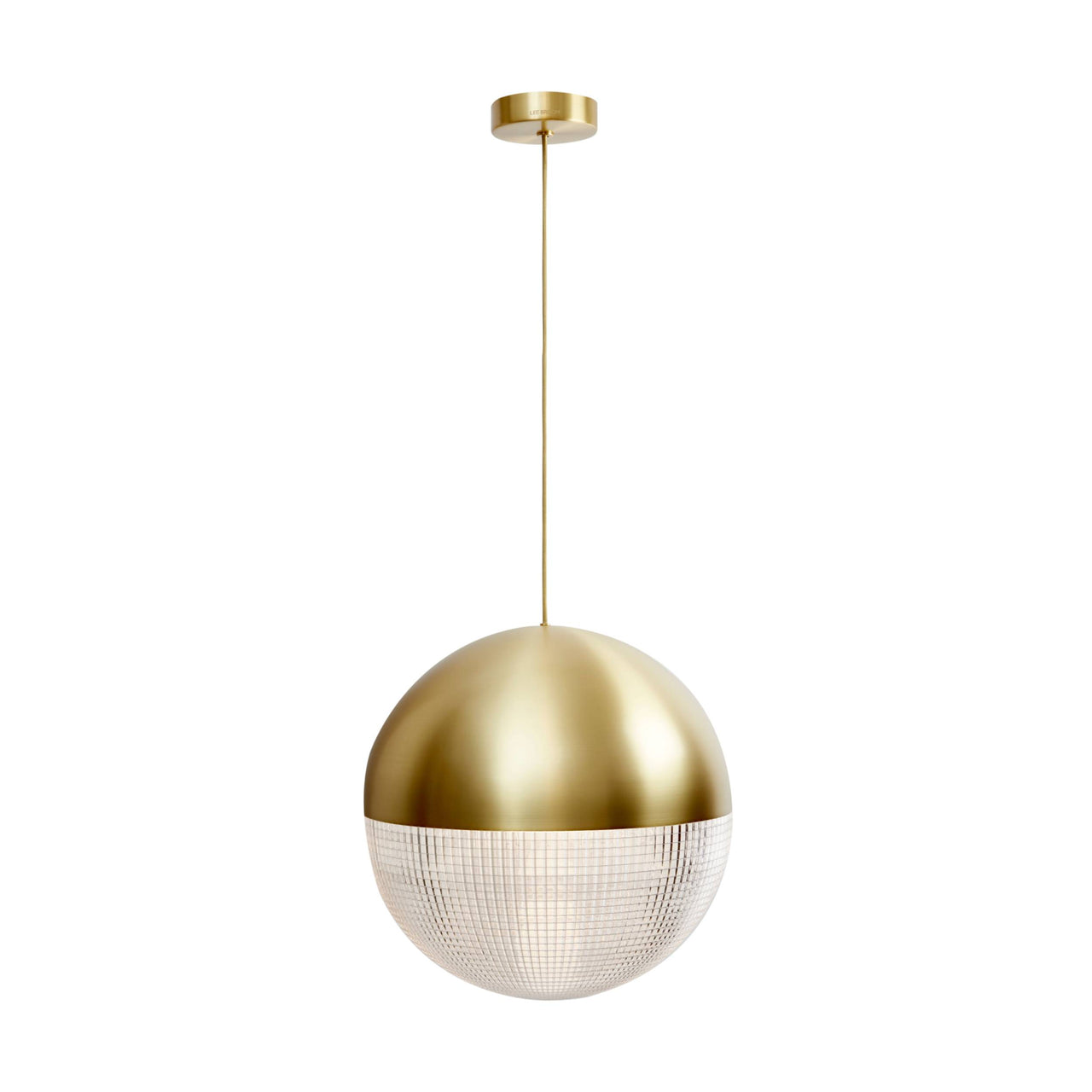 Lens Flair Pendant Light: Brushed Brass