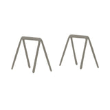 Koza Trestle Pair: Beige Grey Carbon Steel