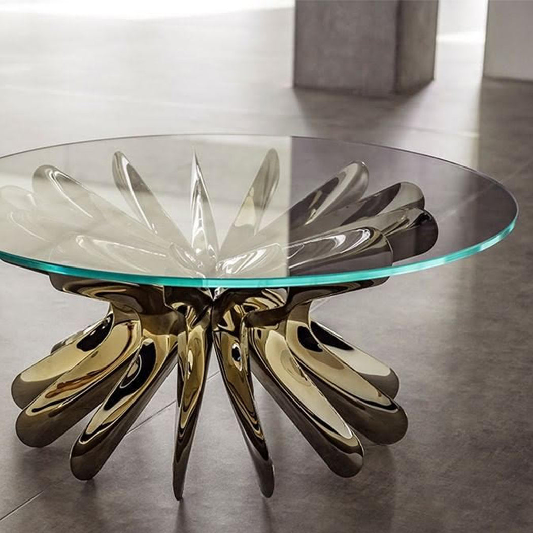 Steel in Rotation Coffee Table