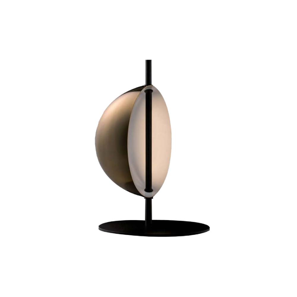 Superluna Table Lamp: Anodic Brass