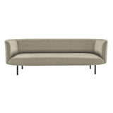 Continuous 3 Seater Sofa: Fixed + Bronze