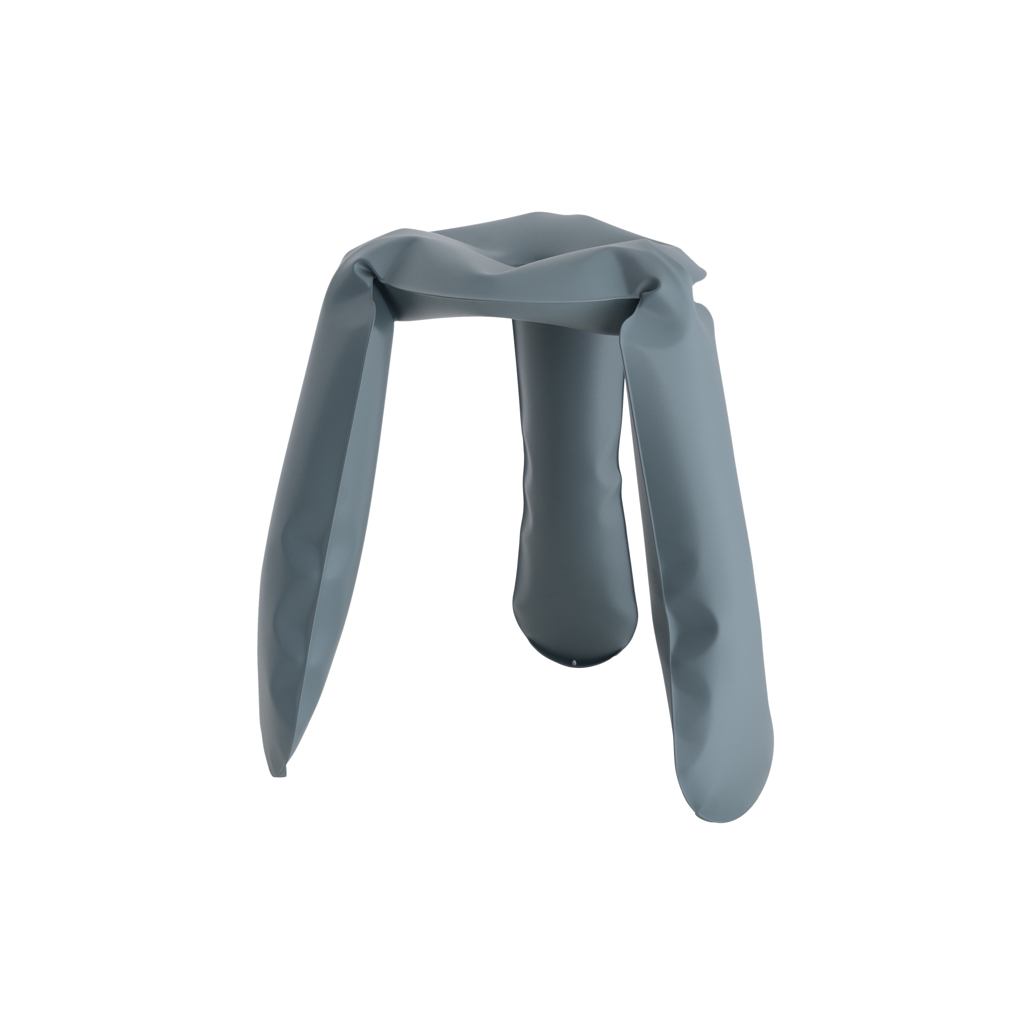 Plopp Stool Standard: Blue Grey Carbon Steel