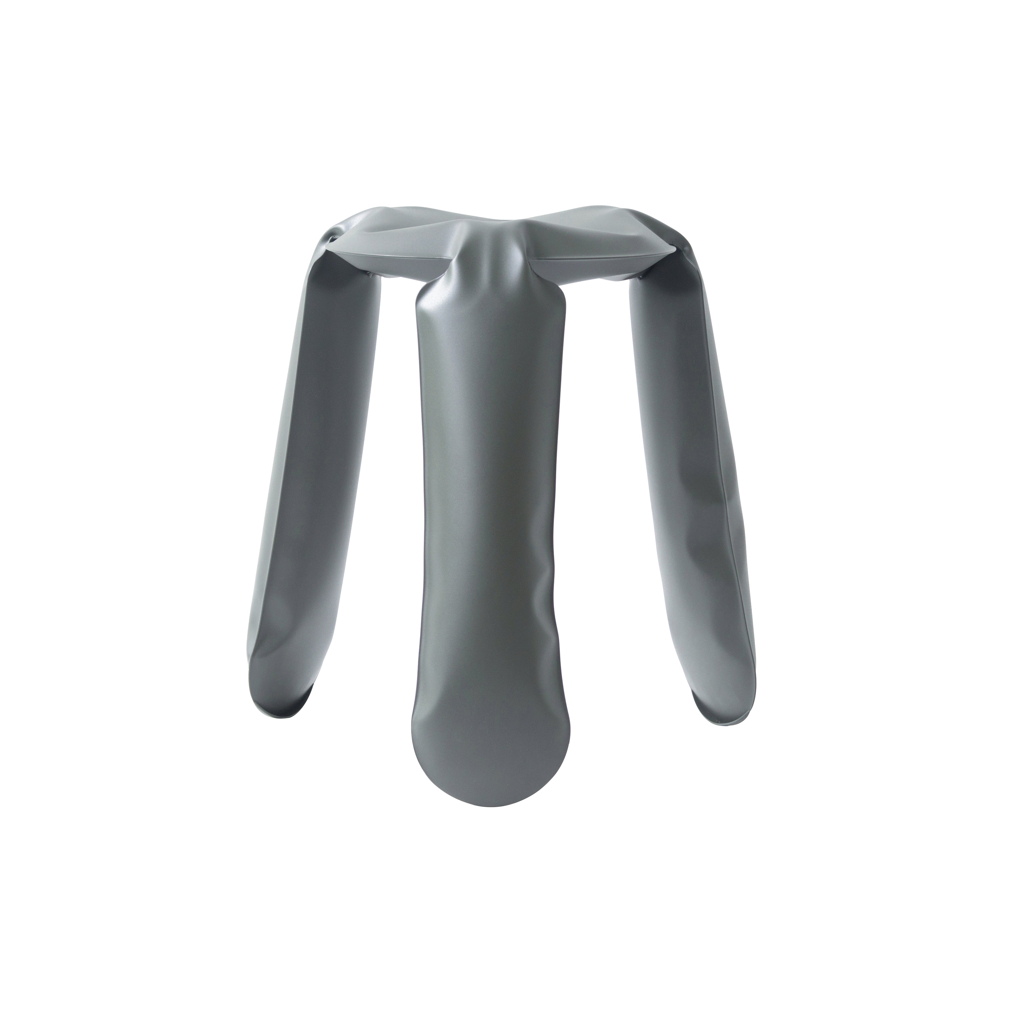 Plopp Stool Standard: Umbra Grey Carbon Steel