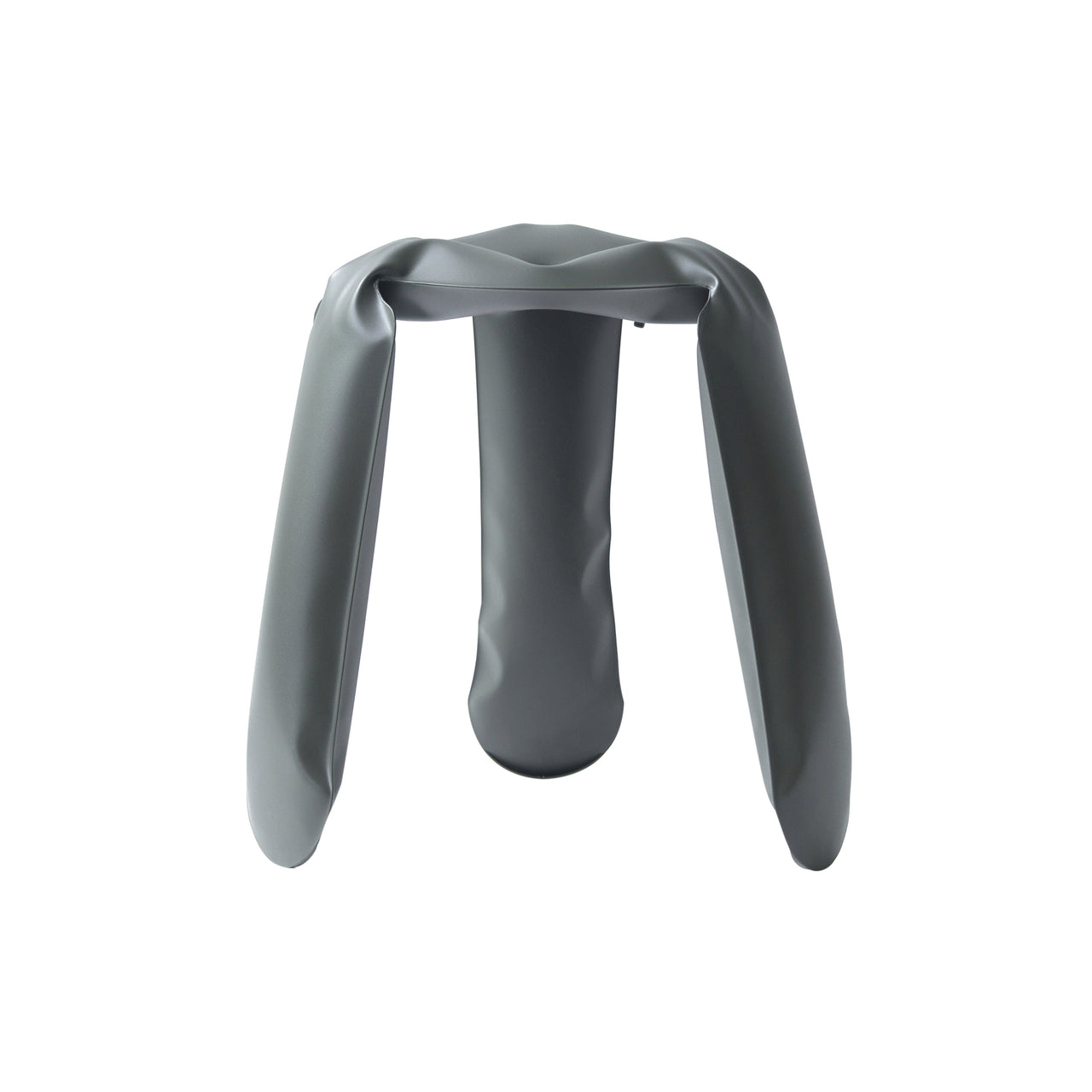 Plopp Stool Standard: Umbra Grey Carbon Steel