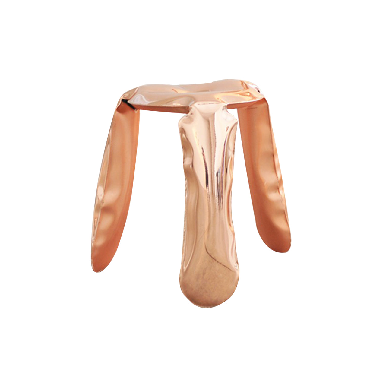 Plopp Stool Standard: Polished Copper